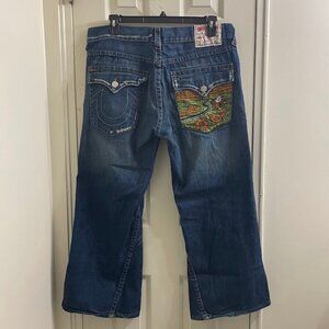 vintage True Religion Joey embroidered jeans (PRICE FIRM)